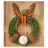 22in Woven bunny wreath