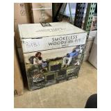 Smokeless wood fire pit -black