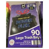 Power Flex 90 large trash bags