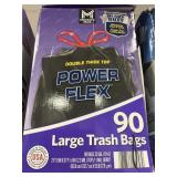 Power Flex 90 large trash bags