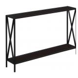 Tucson console table espresso/black