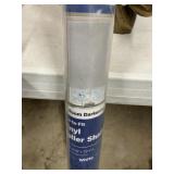 White roller shade 37.25in W