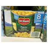 Del Monte whole kernel corn  8 cans
