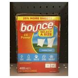 Bounce dryer sheets 400 ct