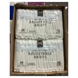 Adjustable briefs M 3-15 ct