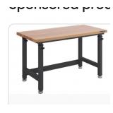 Seville height adjustable workbench