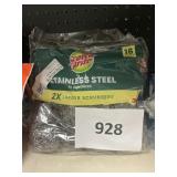 Scotch Brite SS XL scrubbers 16 pack