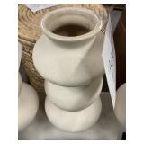 Threshold vase ceramic16in H