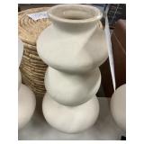 Threshold vase ceramic16in H