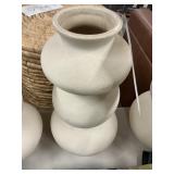 Threshold vase ceramic16in H