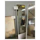 Lighted full length stand up mirror