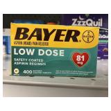 Bayer low dose 400 tablets