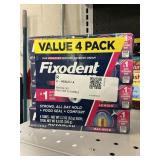Fixodent advanced 4 pack