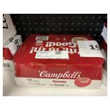 Campbells tomato soup 12 cans