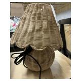 Threshold basket lamp 14in H
