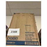 Dixie 8oz insulated paper hot cup 1000ct