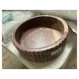 Threshold decorative bowl marble style 8in