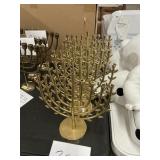 Threshold menorah tree of life metal