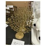 Threshold menorah tree of life metal