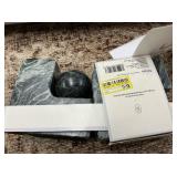 Threshold marble bookends set of 2