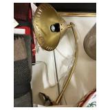 Gold clip on lamp