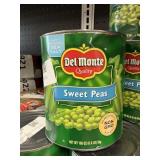 Del Monte sweet peas 105oz