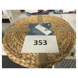 Set of woven placemats