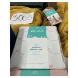 Pillowfort cotton sheet set twin