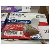 Marathon multi fold towels 4000ct