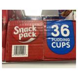 Snack Pack 36 pudding cups