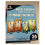 Quaker rice crisps mix 36 bags