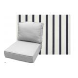 2-Pack deep seating replacement cushions indigo