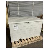 Keter deck box- damaged 34inHx32inW56inL