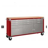 Seville 11 drawer rolling workbench -red 3 box set