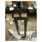 21in Metal & wood lamp