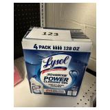 Lysol toilet bowl cleaner 4 pack