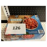 Diced tomatoes 12 cans