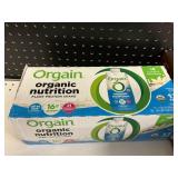 Orgain organic vanilla 12 pack