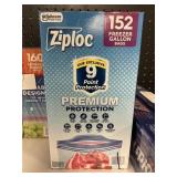 Ziploc freezer gallon bags 152 ct