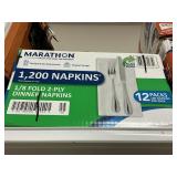 Marathon 1200 napkins dinner