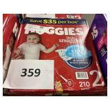 Huggies 210 diapers size 2