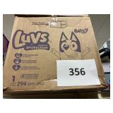 Luvs 294 diapers size 1