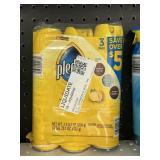 Pledge lemon polish 3-9.7oz cans