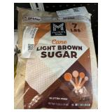 Cane light brown sugar 7lb