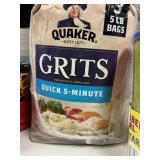 Quaker grits 3-5lb bags