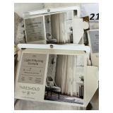 Threshold light filtering curtian 95in 2 panel