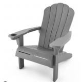 Keter adirondack chair- gary/tan