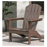 Polywood adirondack chair- brown