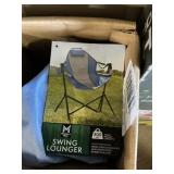 Swing chair - light blue