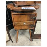 Round barrel stand 1 drawer 29inHx20inW